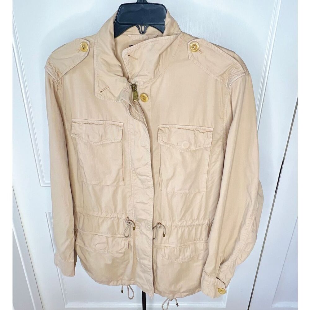 Lauren Ralph Lauren Safari Utility Jacket Tan Medium